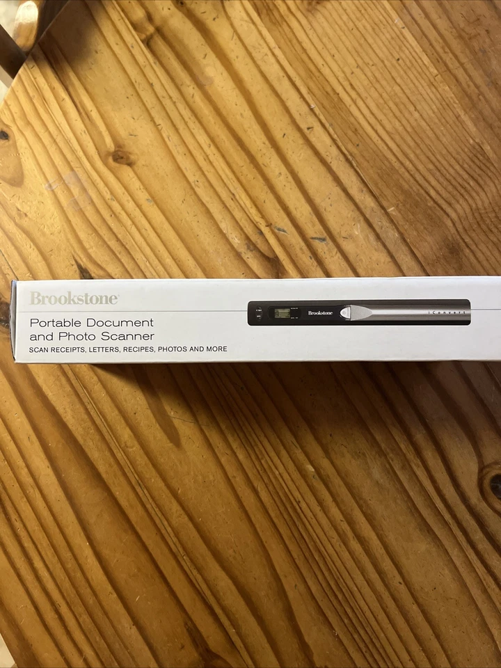 Brookstone iConvert Portable Document & Photo Scanner Receipts New Open. (D10) - Image 3 of 4