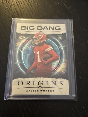 2024 Panini Origins Xavier Worthy RC BIG BANG Case Hit Chiefs Rookie SSP