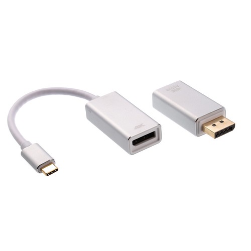 Convertisseur adaptateur femme USB3.1 Type-C vers port d'affichage DP/HDMI/GA pour MacBook - Photo 1 sur 7