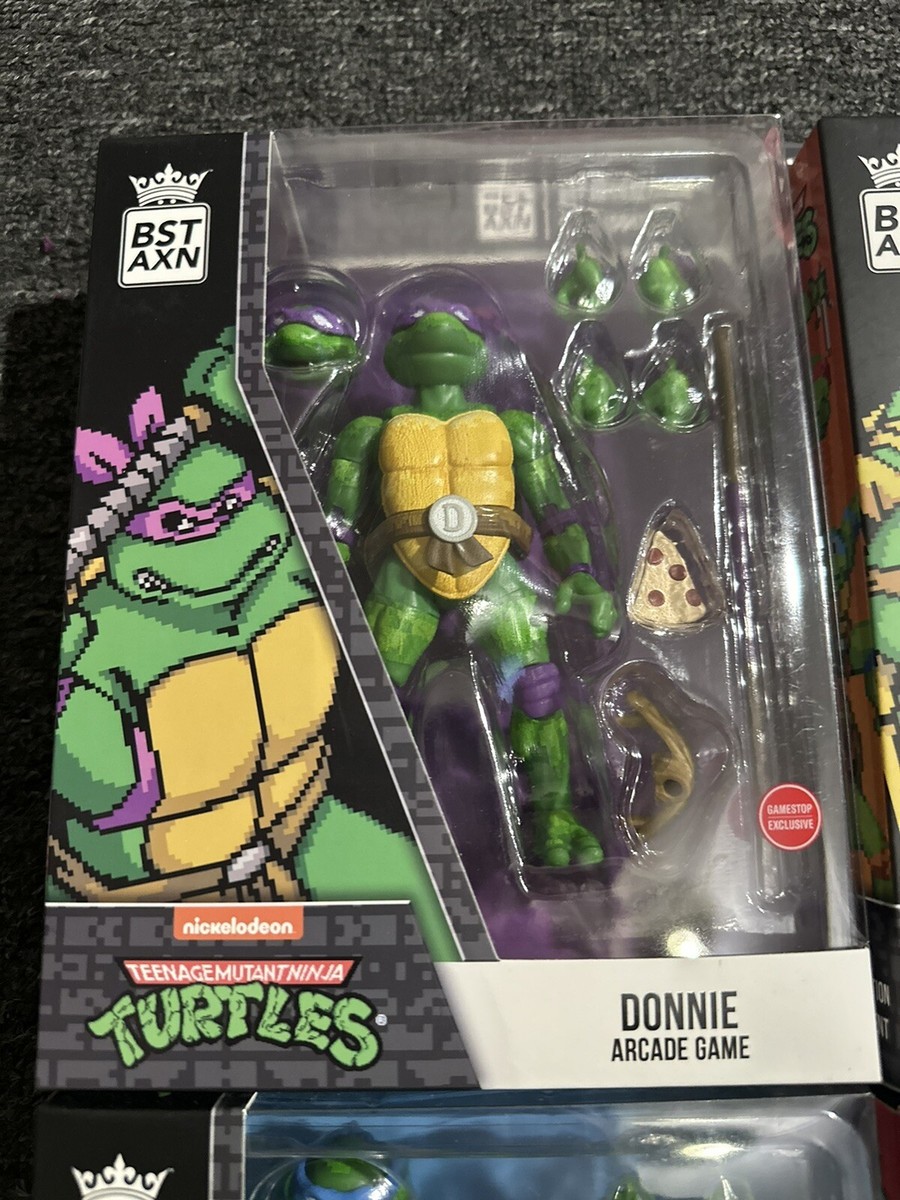 Teenage Mutant Ninja Turtles Set Of 4 Figures BST AXN GameStop