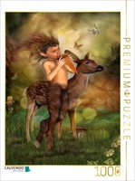 Calvendo Puzzle Little Faun | 1000 Pieces, Finished Size 25.2 × 18.9 In (64 × 48
