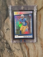 ISAIAH SPILLER Panini Score Rookie Black 1/1 Chargers Rare