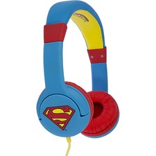 Superman - Auf-Ohr-Kopfhörer, Logo (OH104) – Bild 2