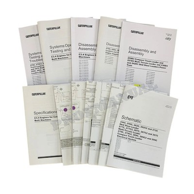Caterpillar 3044C Industrial Engine Full Service Manual *Send serial number