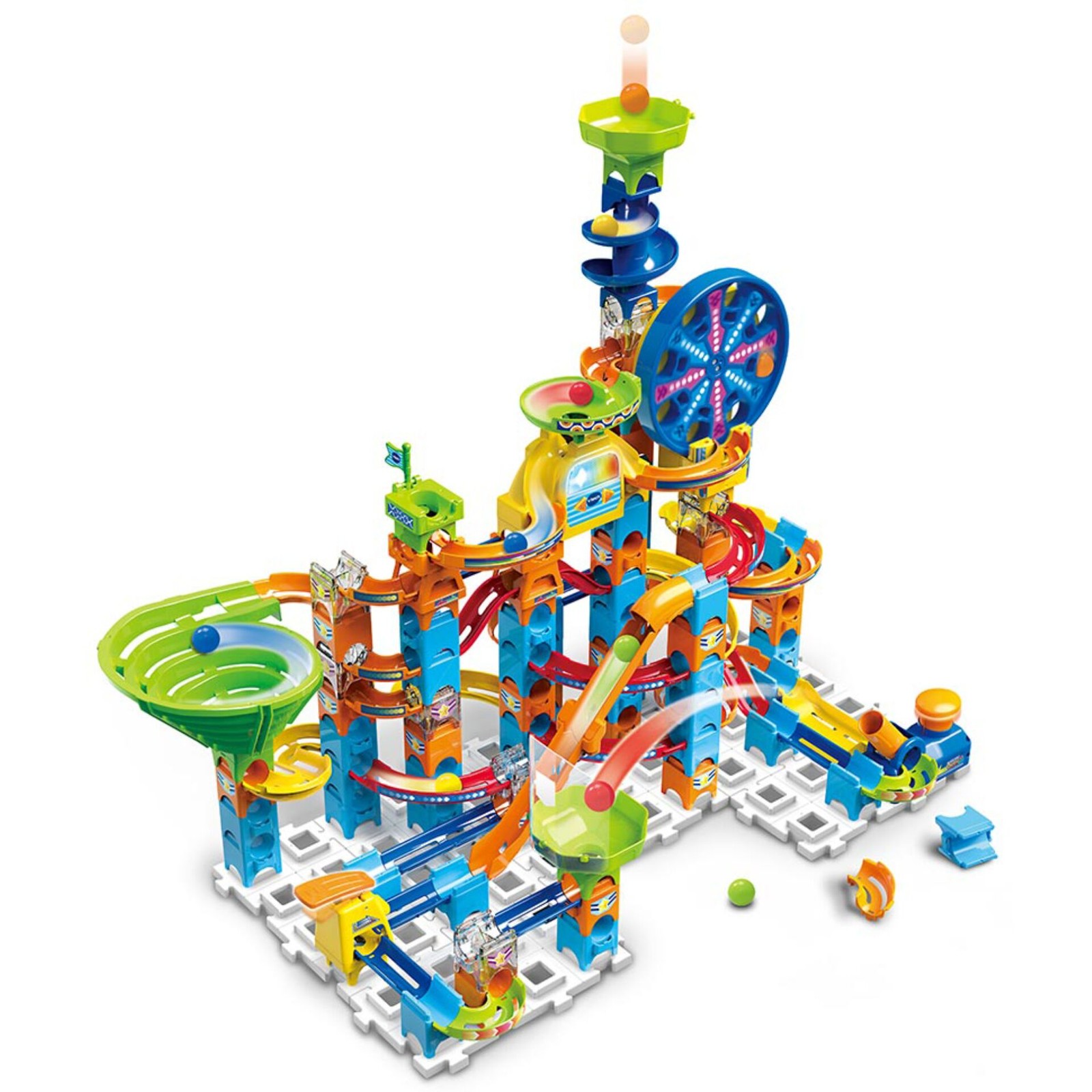 Vtech Bleu Circuit À Billes Marble Rush - Ensemble Électronique Xl100e Pour Enfants - Neuf - Image 2