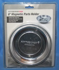 Pittsburgh 6” Magnetic Parts Holder Tray Stainless Steel