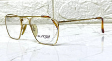 Vintage Sun Jet by Carrera Eyeglasses Gold Aviator Frame Large Square