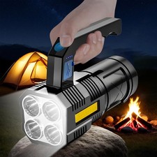 Super Bright LED Torch Flashlight Tactical Camping Outdoor Lamp USB Rechargeable