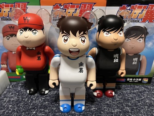 Medicom Toy Bearbrick Captain Tsubasa Figure 400% Set of 3 Tsubasa Ozora - Picture 5 of 6