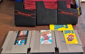 Super Mario Bros 1 2 3 Trilogy NES Nintendo Bundle Lot-Tested