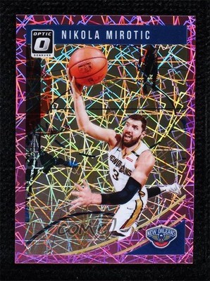 2018-19 Panini Donruss Optic Pink Velocity Prizm 14/79 Nikola Mirotic #27 oh5