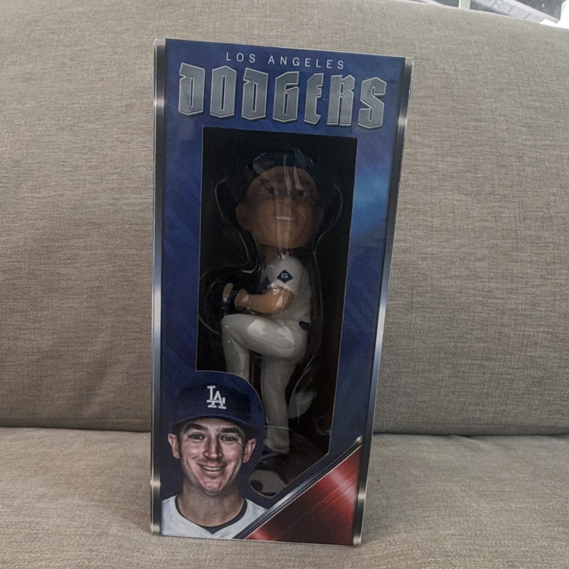 76 Los Angeles Dodgers Evan Phillips #59 Plastic Bobblehead in Box Exclusive