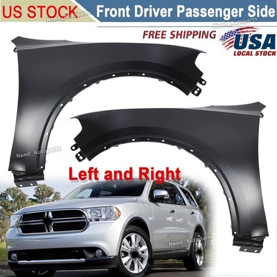 Fender Pair Set For Dodge Durango 2011-2026 Front Left & Right Side Primed Steel