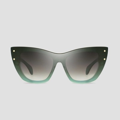 Bugatti Model 48L BGN Cat Eye Green/Gray Gradient 55 mm Women's Sunglasses Frame