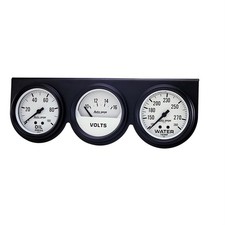 Autometer 2328 Autogage Mechanical 3 Gauge Consoleoilwatervolt