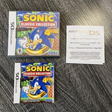 Sonic Classic Collection Nintendo DS, 2010 Case And Manual Only No Game