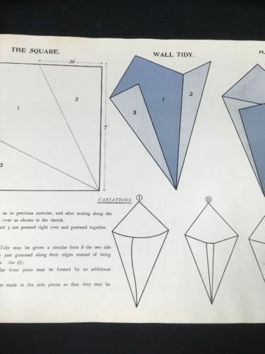 Artistic Handwork Paper & Cardboard Pt 1 Paper Cutting Book Rowland 1930's (2876 - Picture 6 of 6
