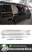 Fensterleisten Zierleisten FüR Mercedes Vito W447 LäNger Radstand L2 Chrom...