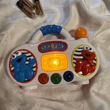 1999 Vtg Elmo Sesame Street Mattel Musical Radio Toy Lights Sounds Works