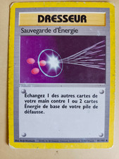 Carte Pokémon UNCO Sauvegarde d'Energie 81/102 Set de Base Édition 2 Wizards FR