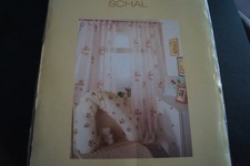 2x Gardinen Schlaufenschal Bären-Muster  Kinderzimmer neu