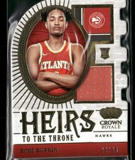 2023-24 Panini Crown Royale #HT-BUF Kobe Bufkin Heirs to the Throne Prime #/25