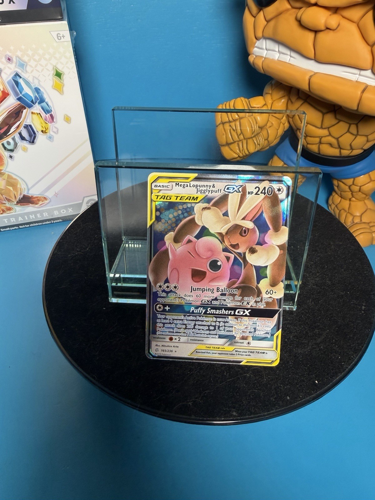 Mega Lopunny & Jigglypuff GX 165/236 Sm-Cosmic Eclipse Holo | Lightly Used