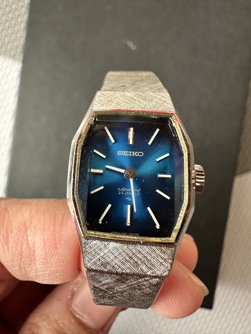 アナログ腕時計 SEIKO | Quartz Ladies Watch Seiko Analog Quartz Women Watch Blue 17Cm Vintage 185712121