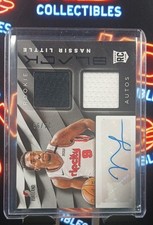 2019-20 Panini Black - Rookie Memorabilia Autographs Nassir Little #RM-NL /99...
