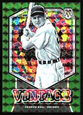 2021 Panini Mosaic #V2 George Kell Vintage Green