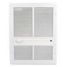 Recessed Electric Wall-Mount Heater, Recessed or Surface, 1500/750 W, 120V AC,
