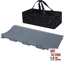 Tire Saver Ramps Anti-Slip Pads 4 Pack Design, Car Tire Wheel Ramps for Grey 4