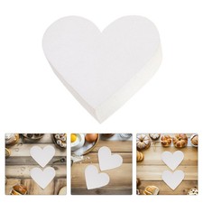 2 Pcs Heart Shaped Cake Dummy for Decorating Baking Mold Compact Dummies