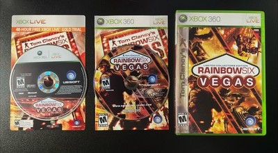 Tom Clancy's Rainbow Six Vegas Limited Collector's Edition Xbox 360 CIB 2 Disc