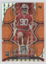 2022 Panini Mosaic Rookies Reactive Orange Mosaic Prizm Logan Hall #380 0i76