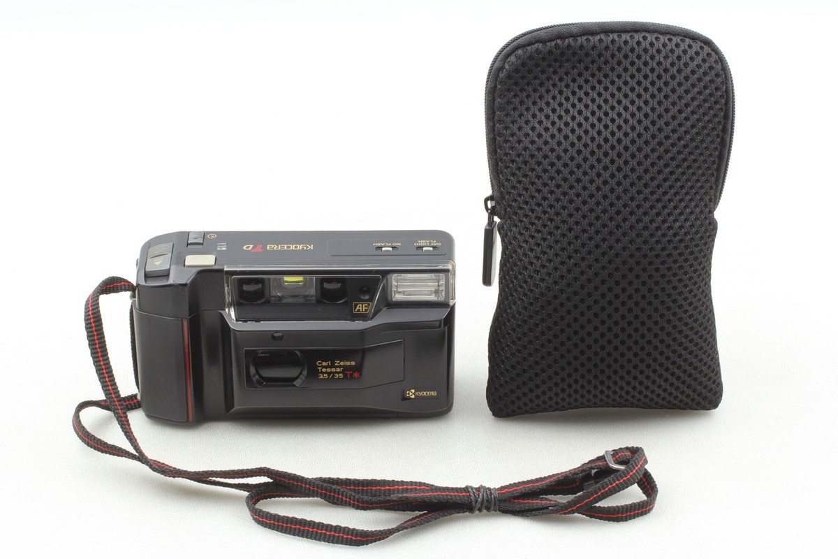 N MINT w/Strap] Kyocera TD Yashica T2D Carl Zeiss Tessar 35mm Film