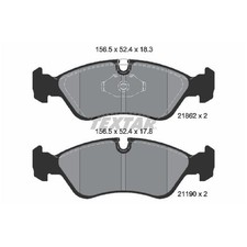 Satz Bremsbeläge Bremsklötze vorne für Opel Vectra A J89 B J96 | 24173297