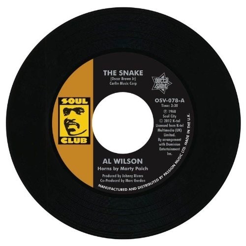 AL WILSON The Snake / Show And Tell -New Northern Soul 45 (Outta Sight) 7"" Vinyl