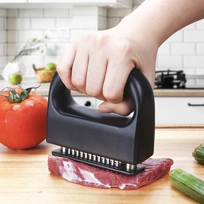 48-Pin Meat Tenderizer Stainless Steel Steak Needle Beef Pork Chicken BBQ Tool
