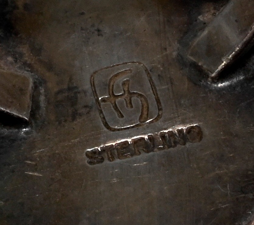 Signed Native American Solid 925 Sterling Silver … - image 5