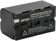 Watson B4205 Li-ion 4400mAh Rechargeable Battery for Sony NP-F770 NP-F750, 7.4 V