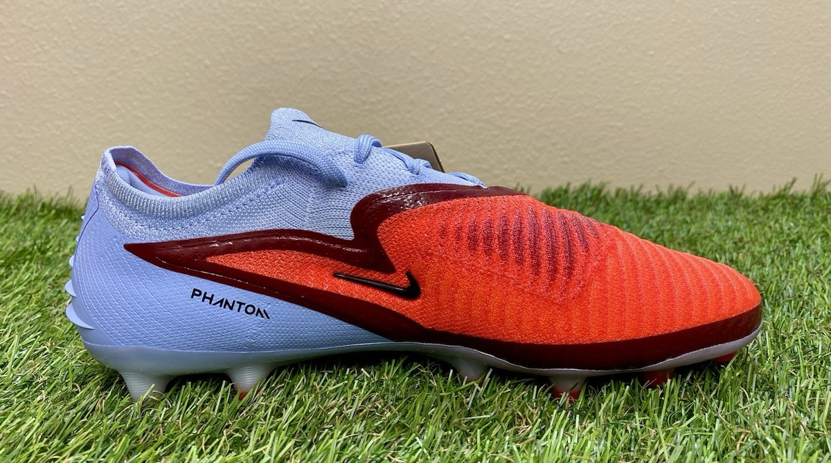 Nike Phantom 6 Low Elite AG Gripknit Red Blue Soccer Cleats HQ2335