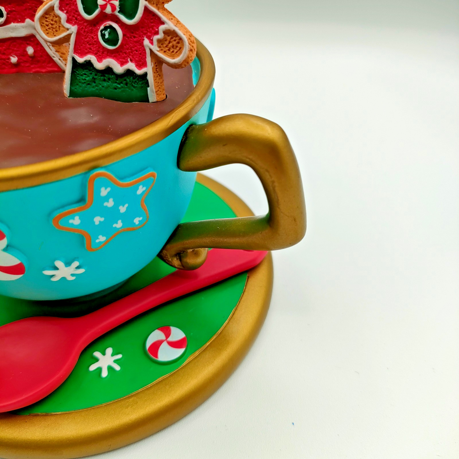 Disney Store Gingerbread Mickey & Minnie Accessory Stand Christmas Rare