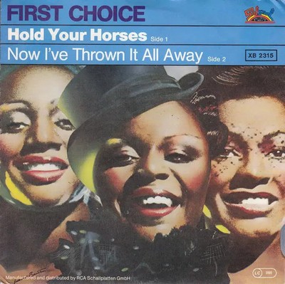 First Choice Hold Your Horses Vinyl Single 7inch NEAR MINT Salsoul Records