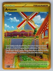 Artazon 229/197 Obsidian Flames Hyper Rare Gold Full Art Trainer