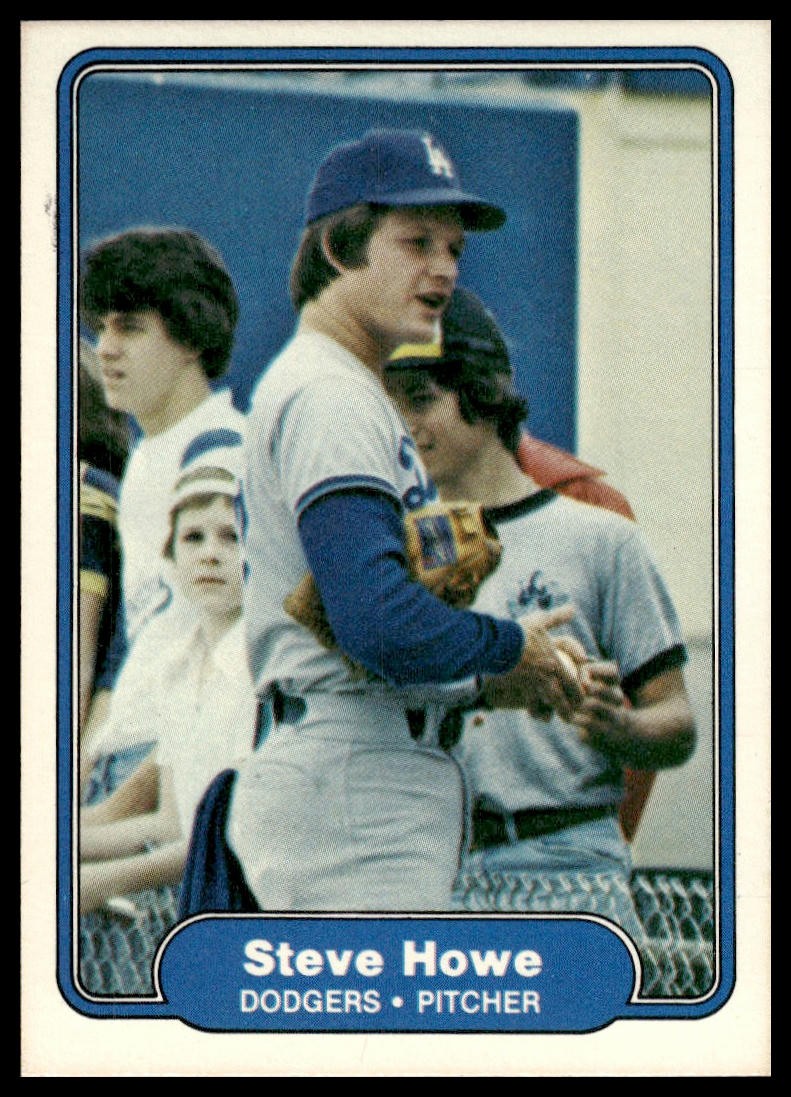 1982 Fleer #9 Steve Howe Los Angeles Dodgers NM+