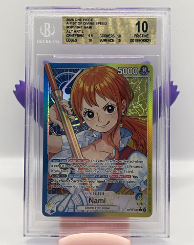 Nami (Alternate Art) graded BGS 10 for sale on eBay