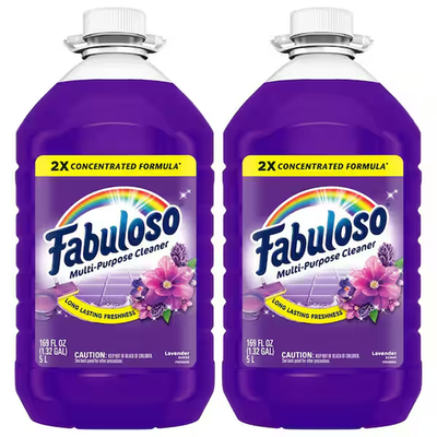 #ad Fabuloso Lavender 2X Concentrated Multi Purpose Cleaner 169 oz 2 Pack $24.99