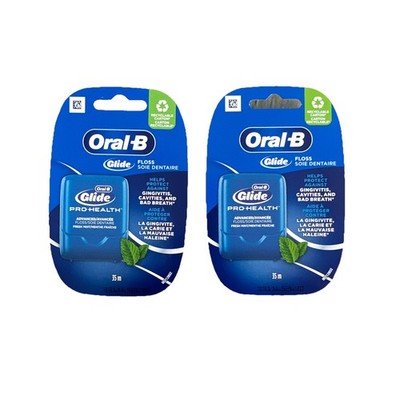 Oral-B Glide Pro-Health ADVANCED Dental Floss Fresh Mint- 35m 2 Pack