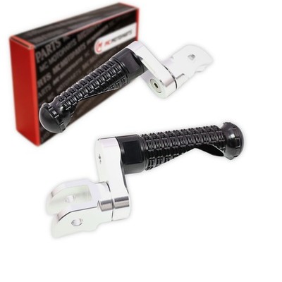 25mm Extended Black Racing Rider Front Foot Pegs For Triumph Trident 660 21-24